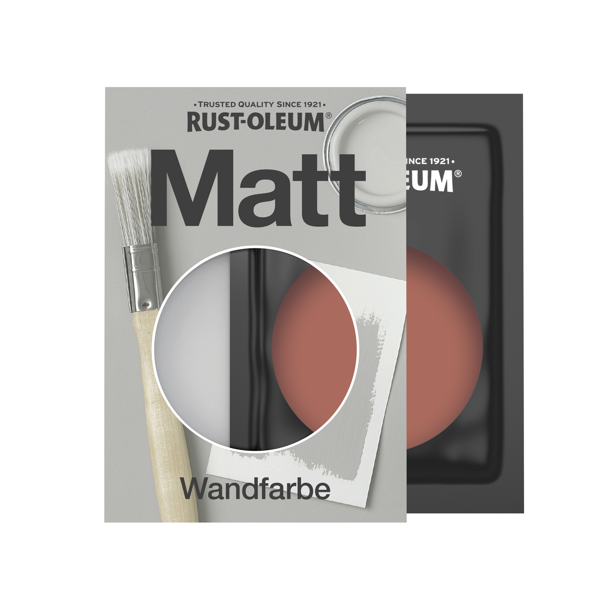 Abwaschbare matte Wandfarbe - Lachsrosa 10ml