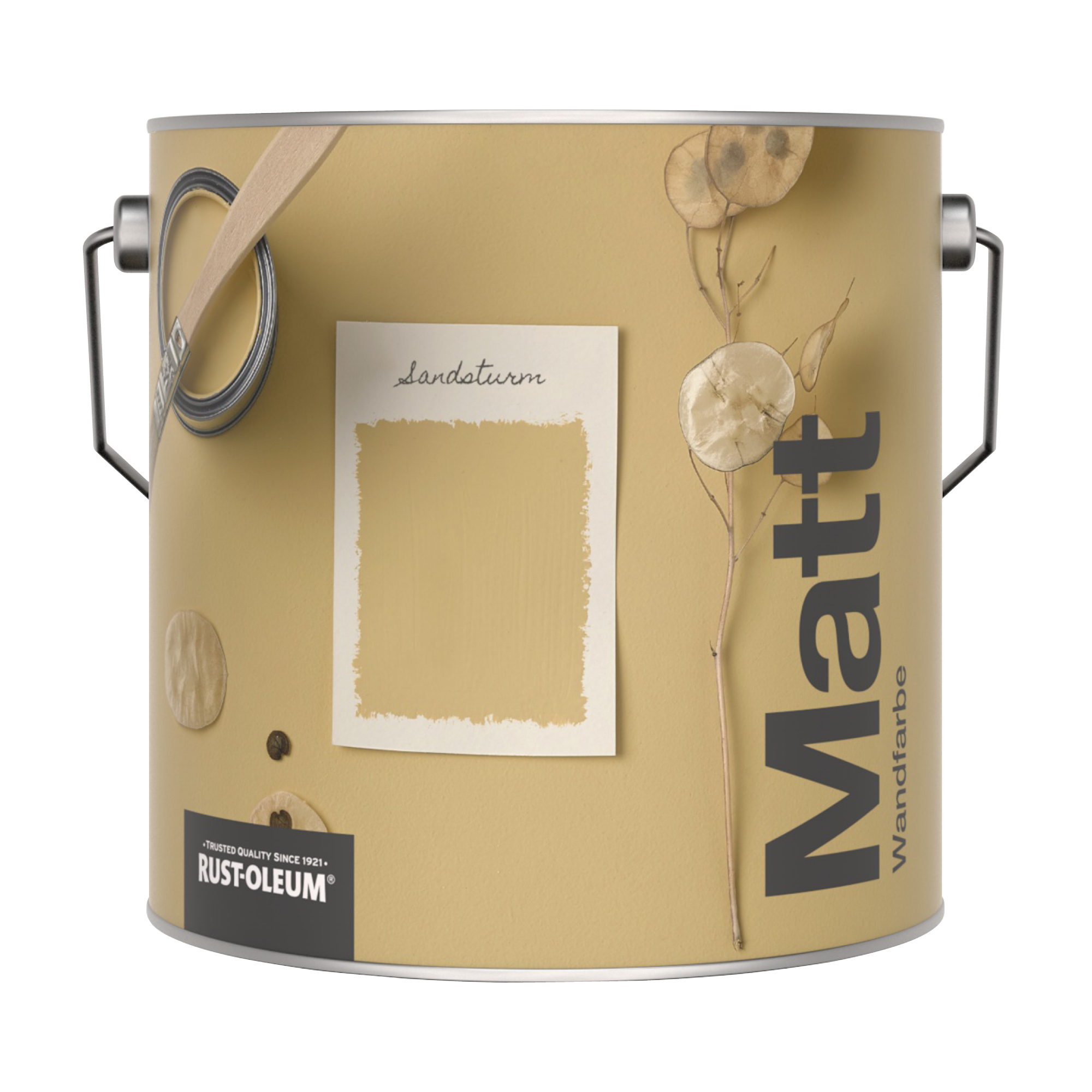 Abwaschbare matte Wandfarbe - Sandsturm 2.5L