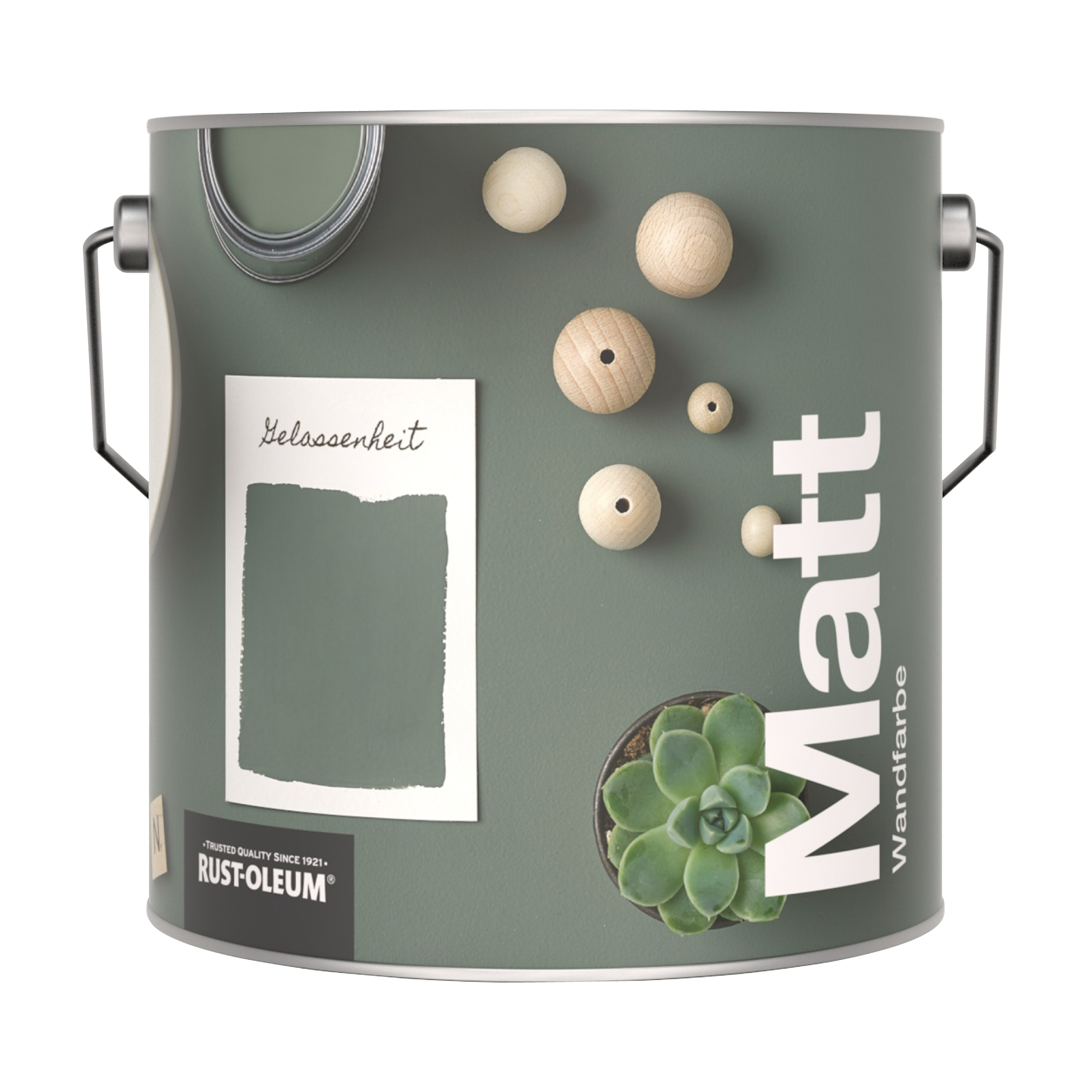 Abwaschbare matte Wandfarbe - Gelassenheit 2.5L