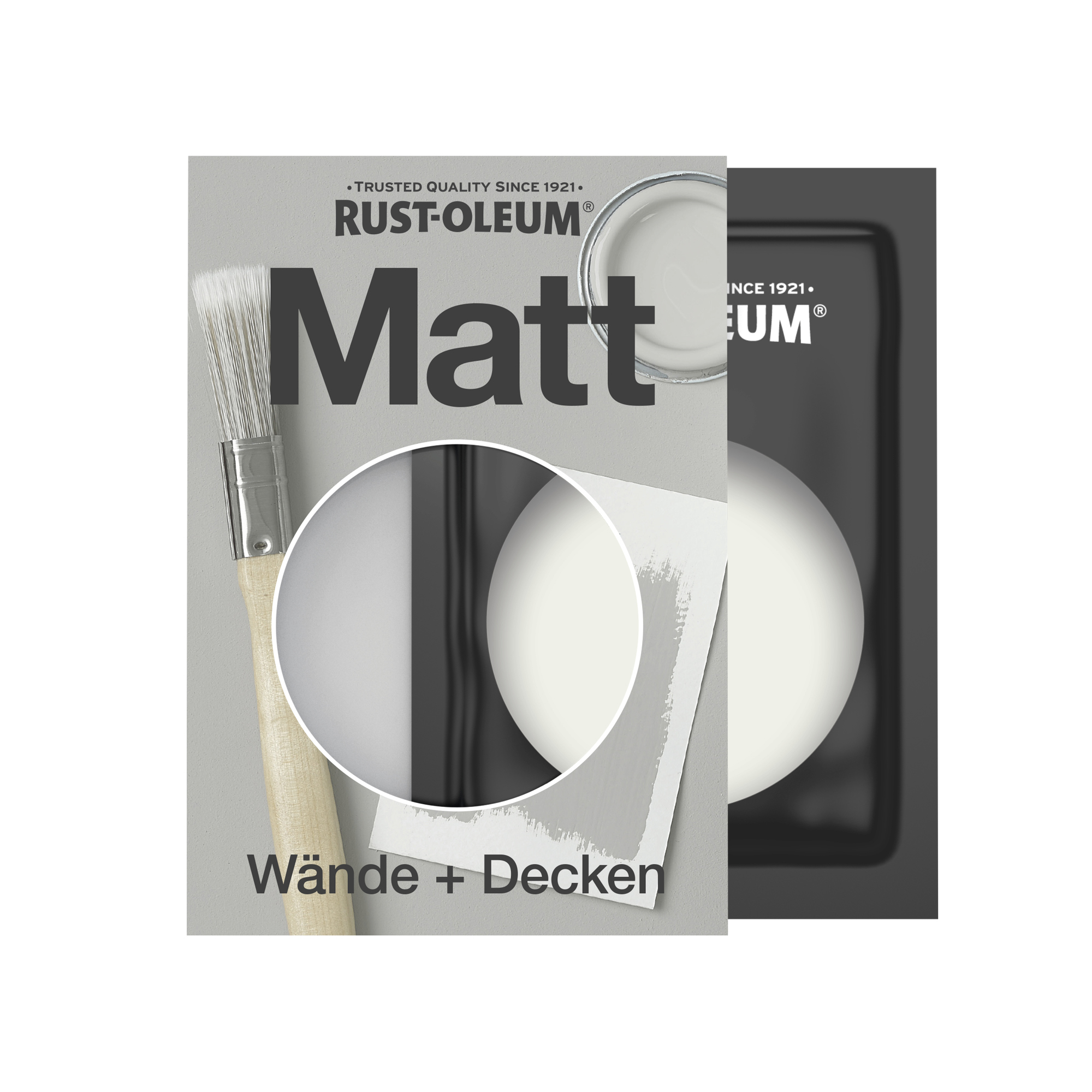 Abwaschbare matte Wandfarbe - Milchschaum 10ml