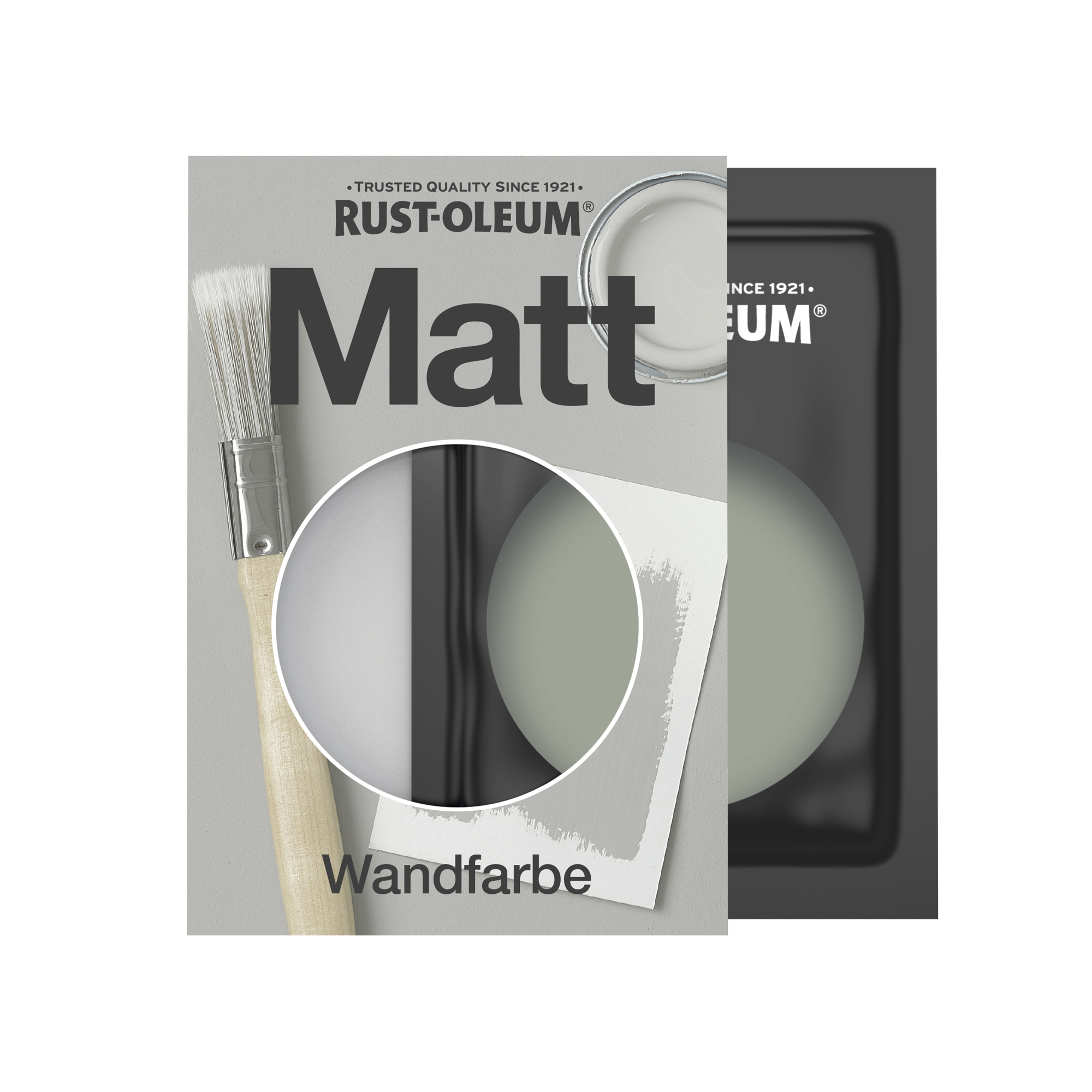 Abwaschbare matte Wandfarbe - Teeblatt 10ml