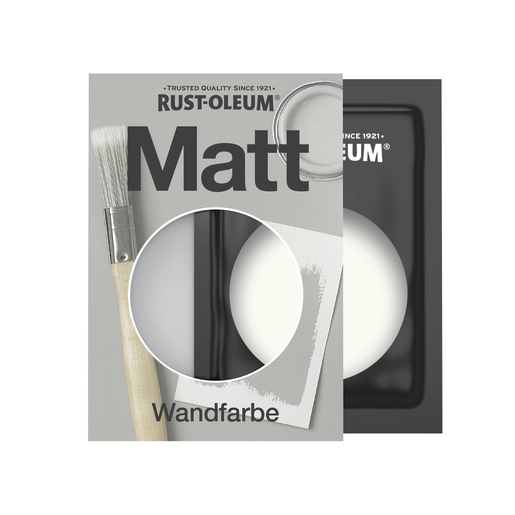 Abwaschbare matte Wandfarbe - Ruhiges Weiß 10ml