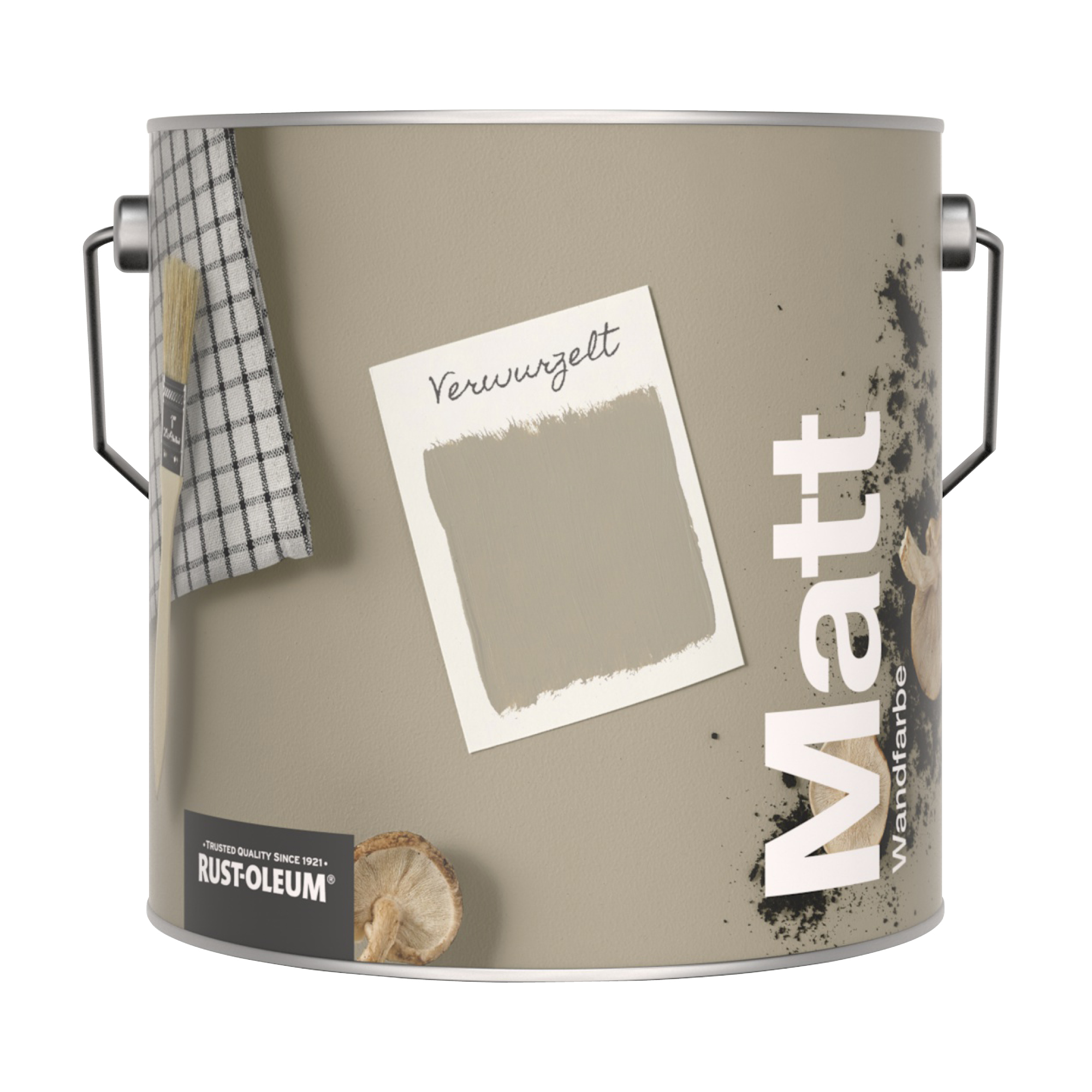 Abwaschbare matte Wandfarbe - Verwurzelt 2.5L
