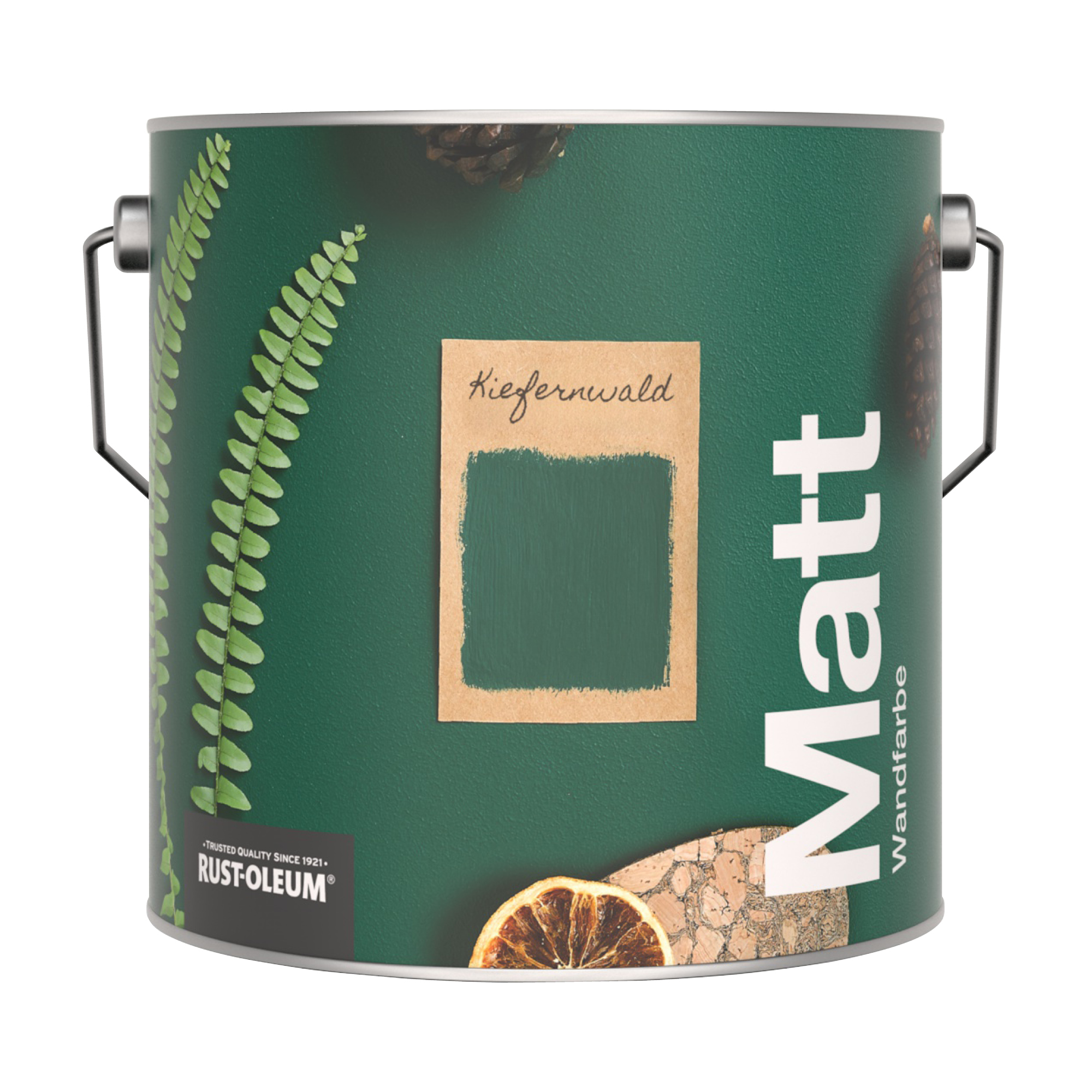 Abwaschbare matte Wandfarbe - Kiefernwald 2.5L
