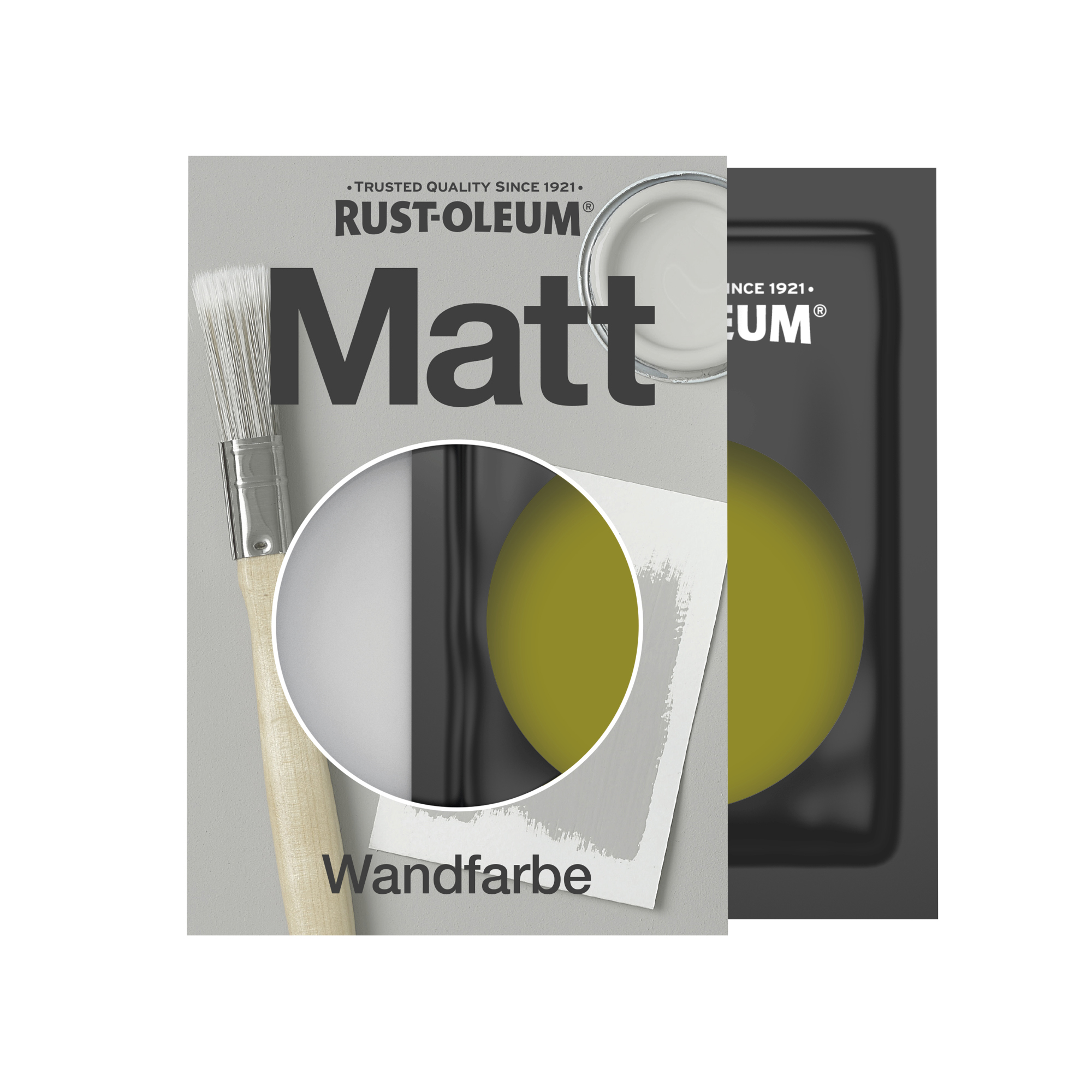 Abwaschbare matte Wandfarbe - Olive 10ml