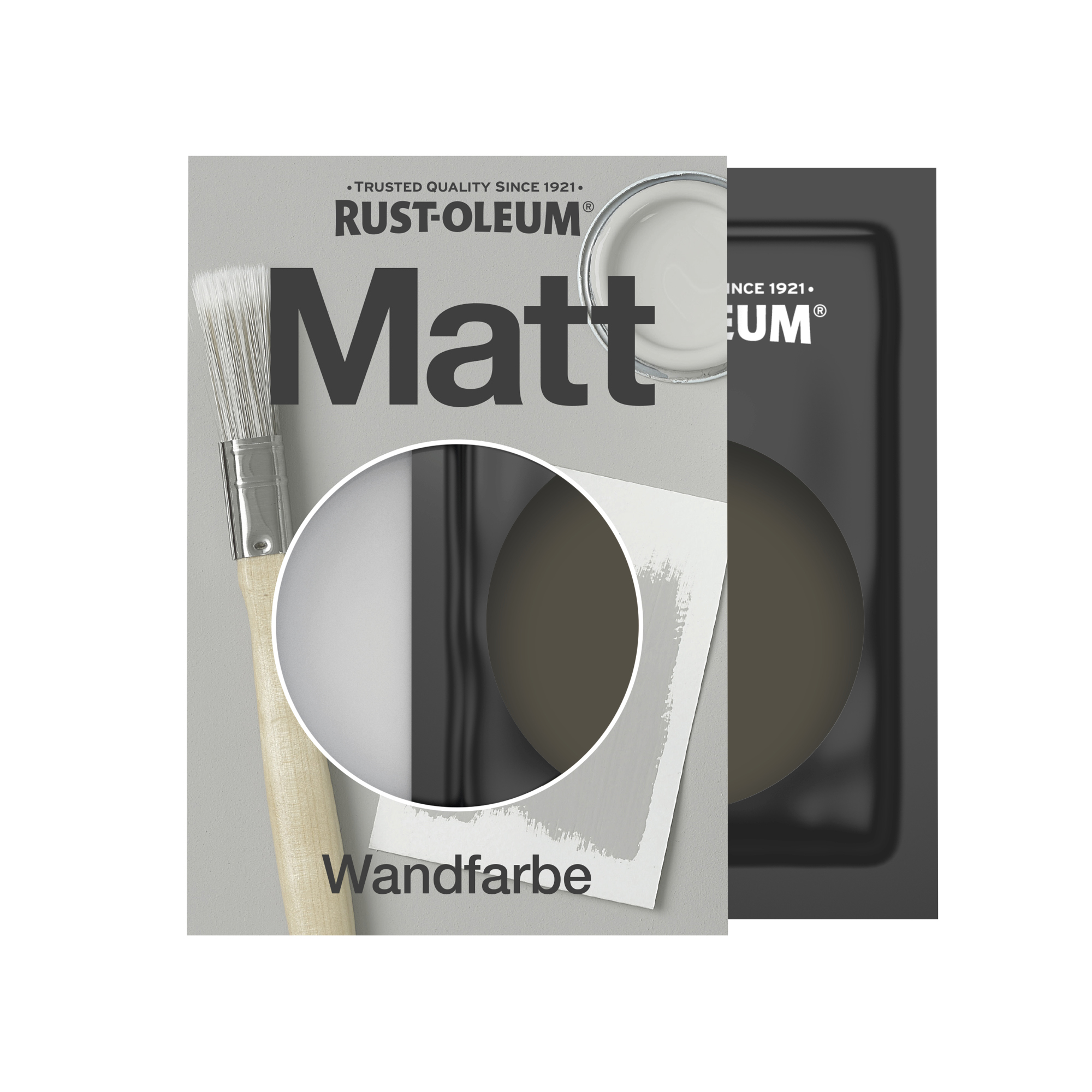 Abwaschbare matte Wandfarbe - Erdbraun 10ml