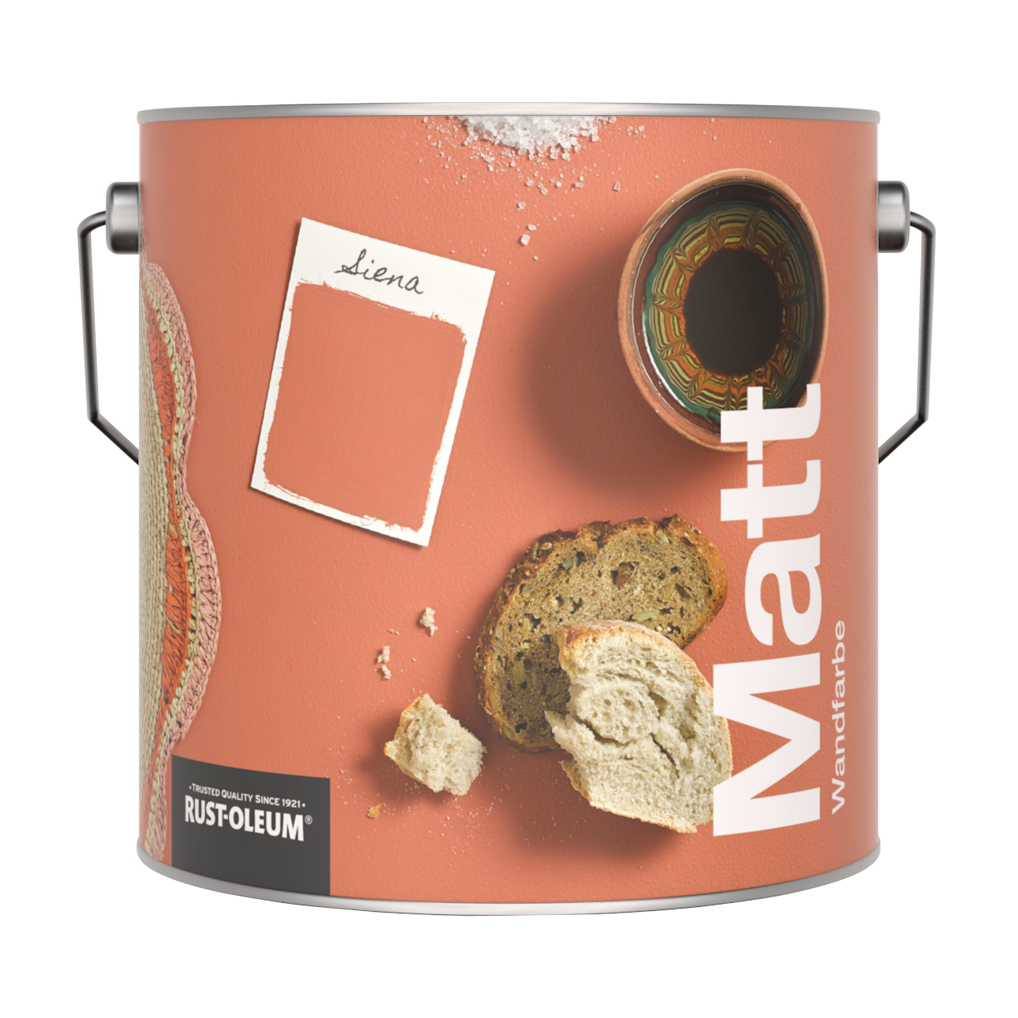 Abwaschbare matte Wandfarbe - Siena 2.5L