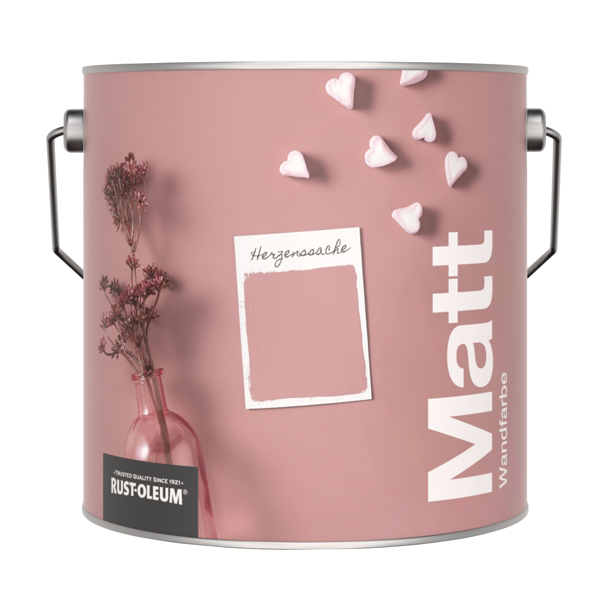 Abwaschbare matte Wandfarbe - Herzenssache 2.5L