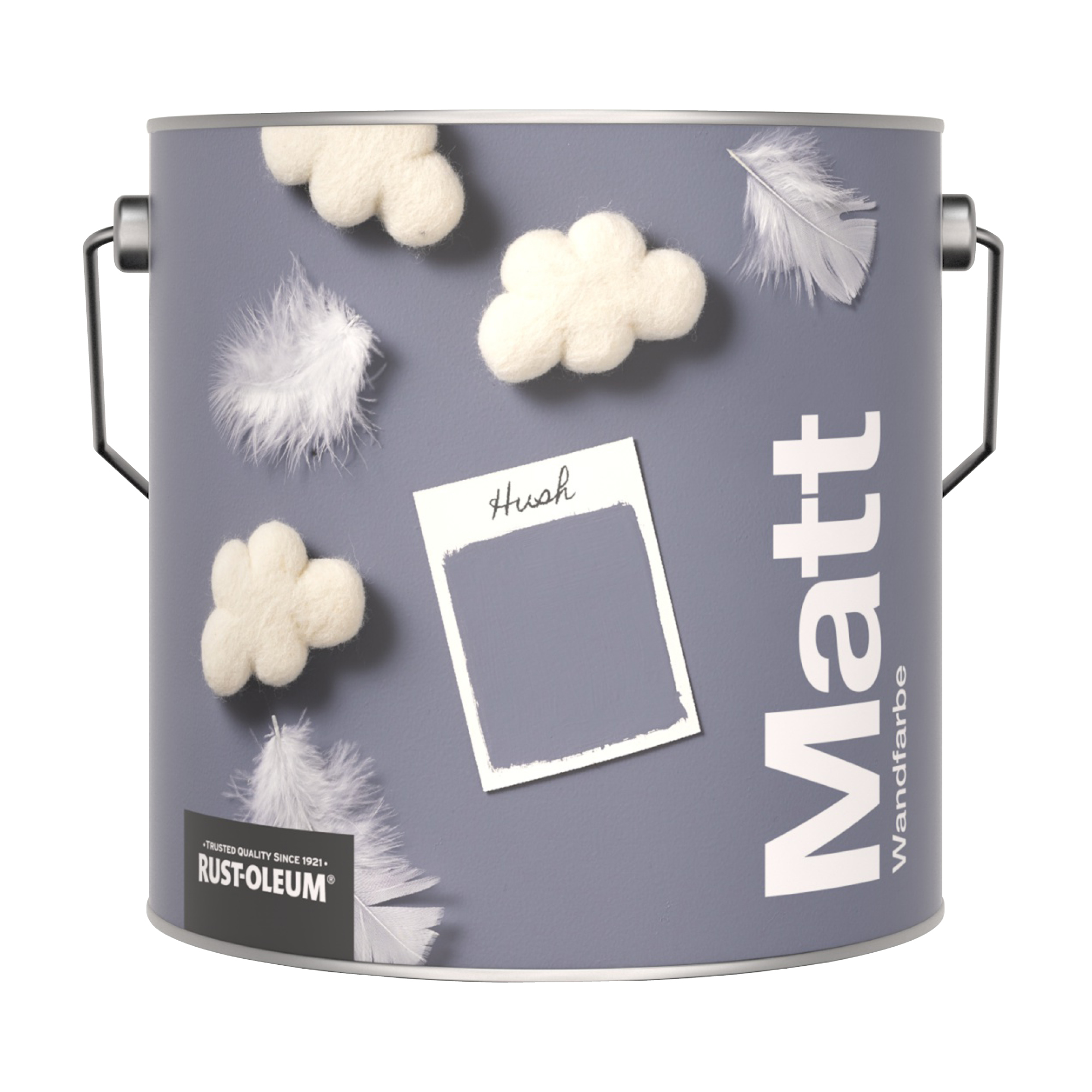 Abwaschbare matte Wandfarbe - Hush 2.5L