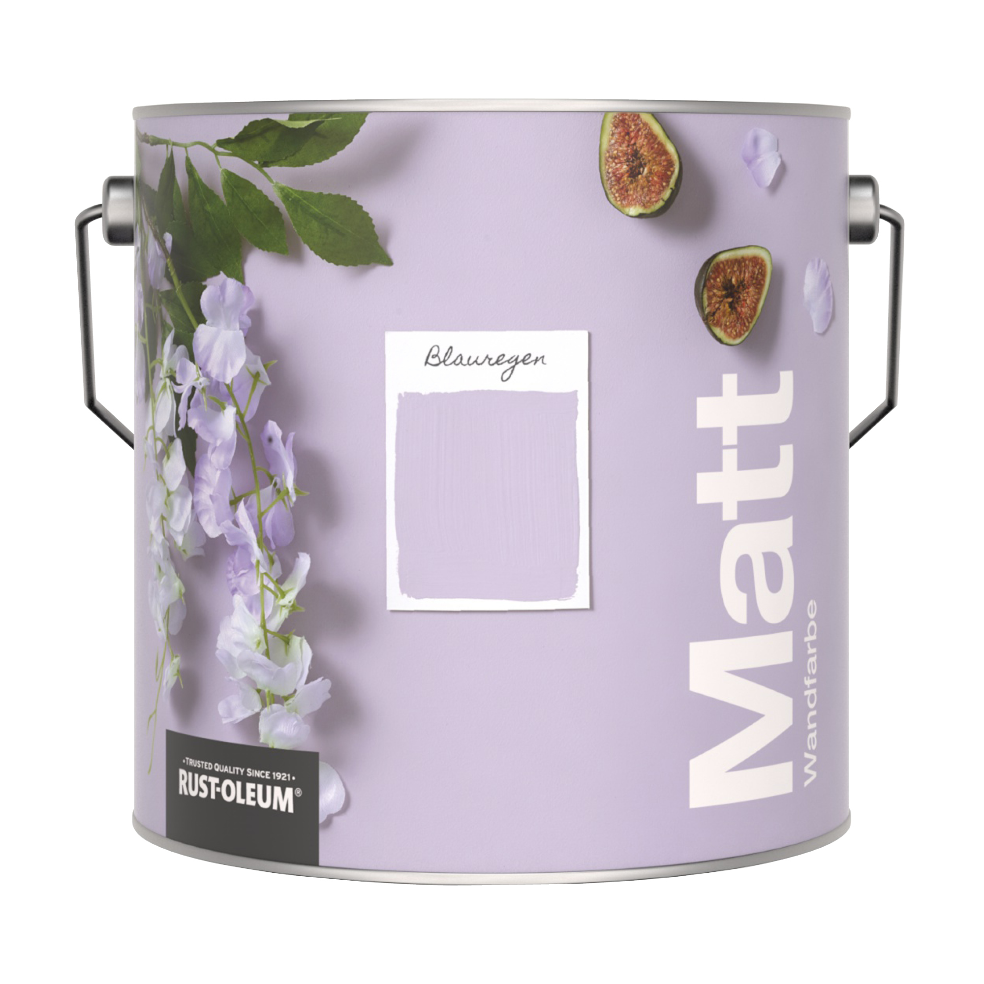 Abwaschbare matte Wandfarbe - Blauregen 2.5L