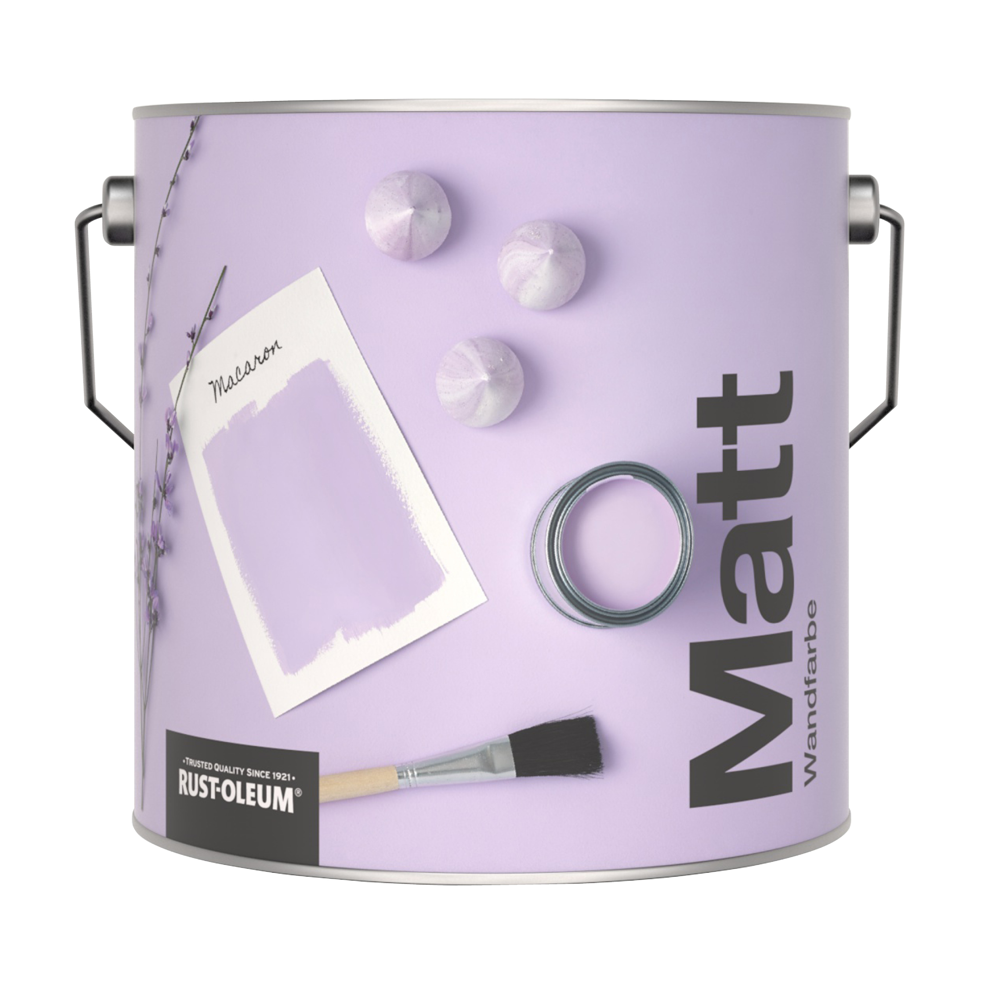 Abwaschbare matte Wandfarbe - Macaron 2.5L