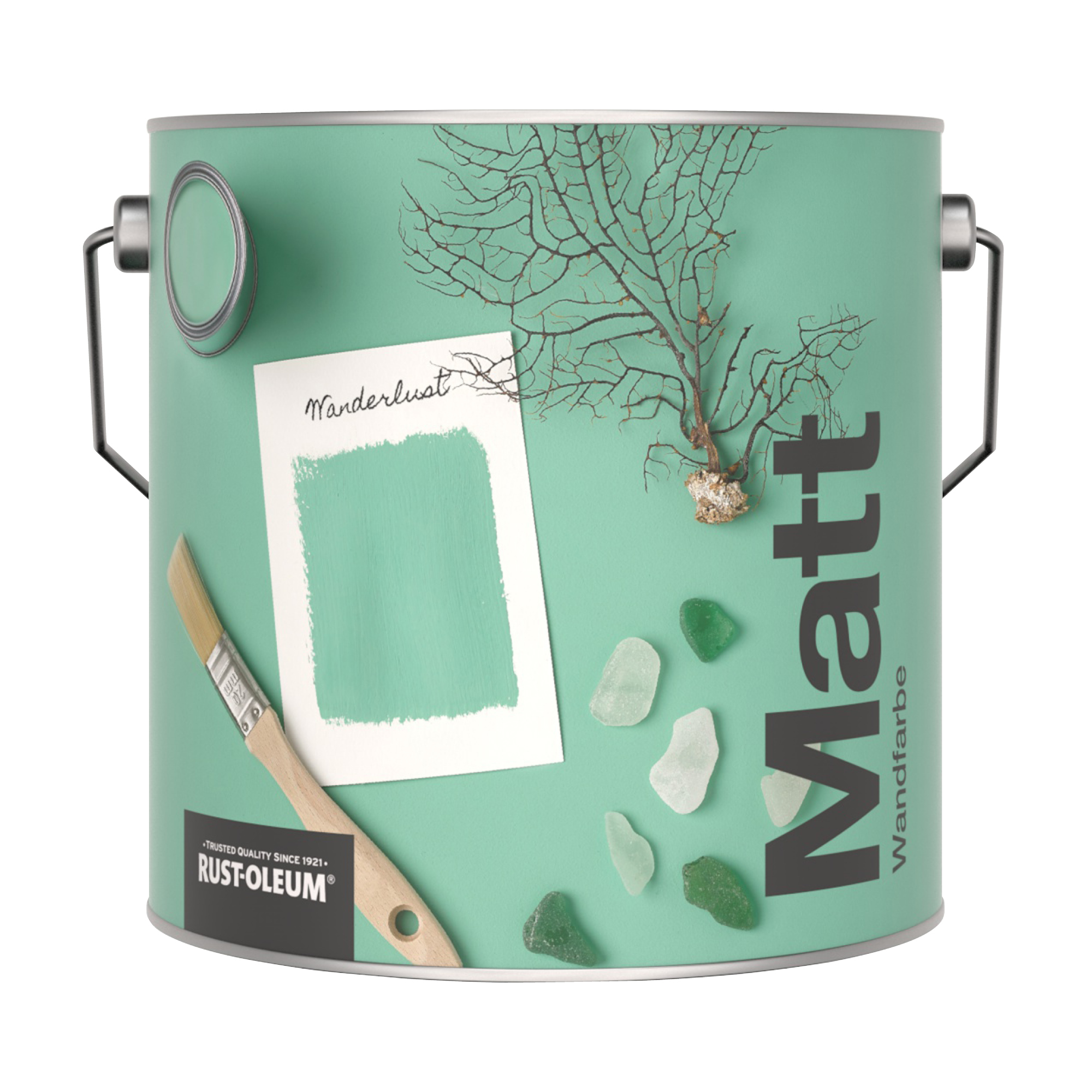 Abwaschbare matte Wandfarbe - Wanderlust 2.5L