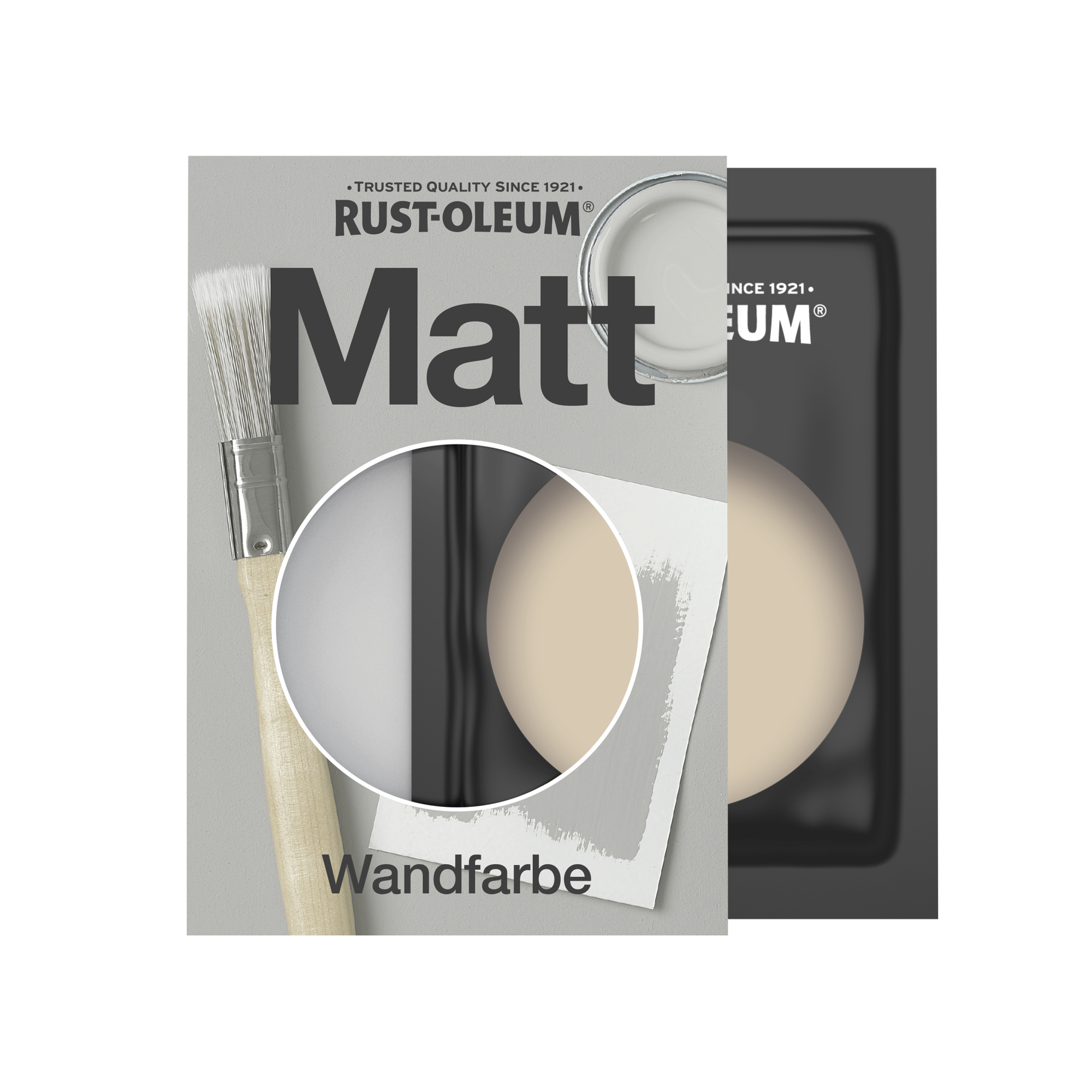 Abwaschbare matte Wandfarbe - Warmer Ton 10ml