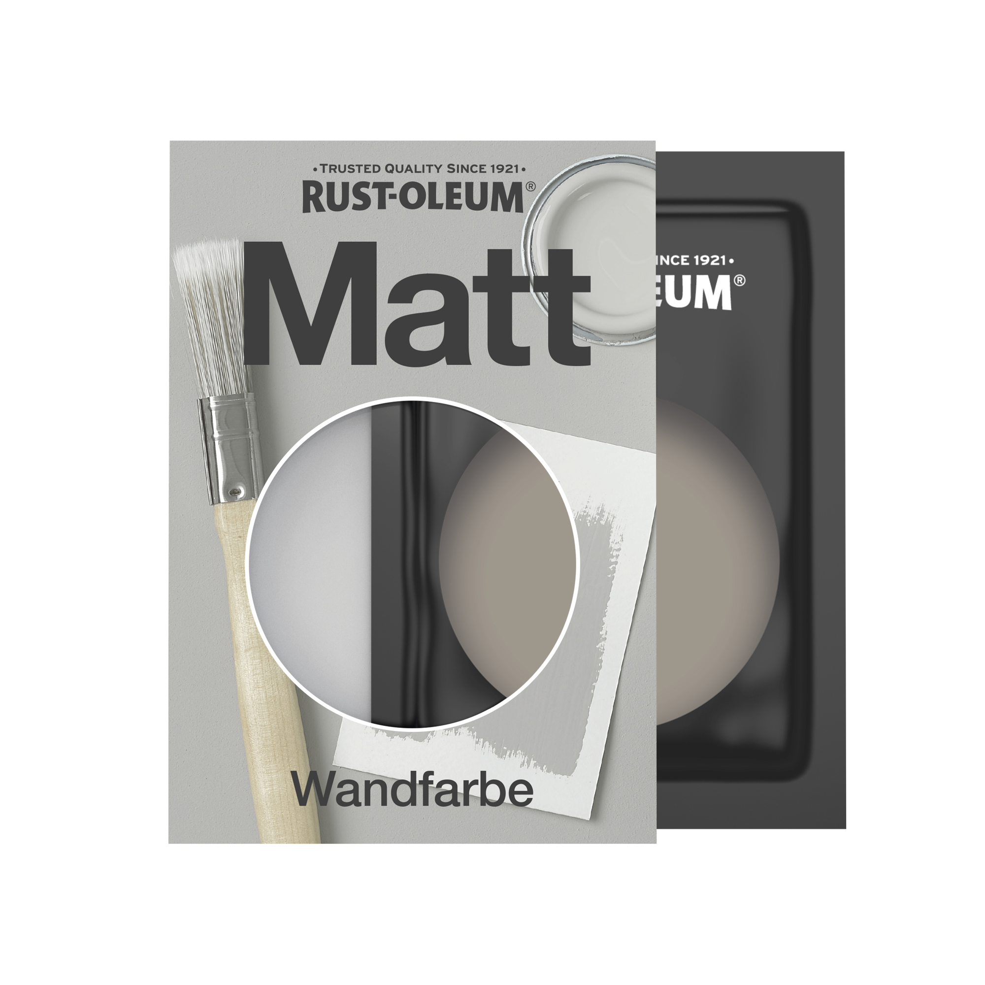 Abwaschbare matte Wandfarbe - Trüffel 10ml