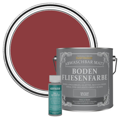 Bodenfliesenfarbe, Matt - Bordeaux