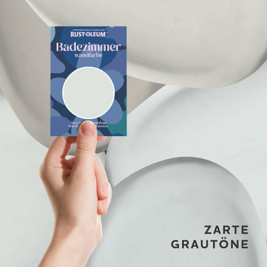 Badezimmer Wände und Decken Testerbox -  Zarte Grautöne