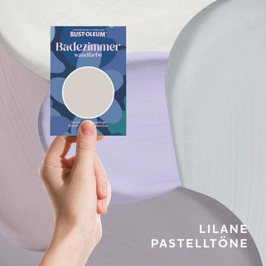Badezimmer Wände und Decken Testerbox -  Lilane Pastelltöne
