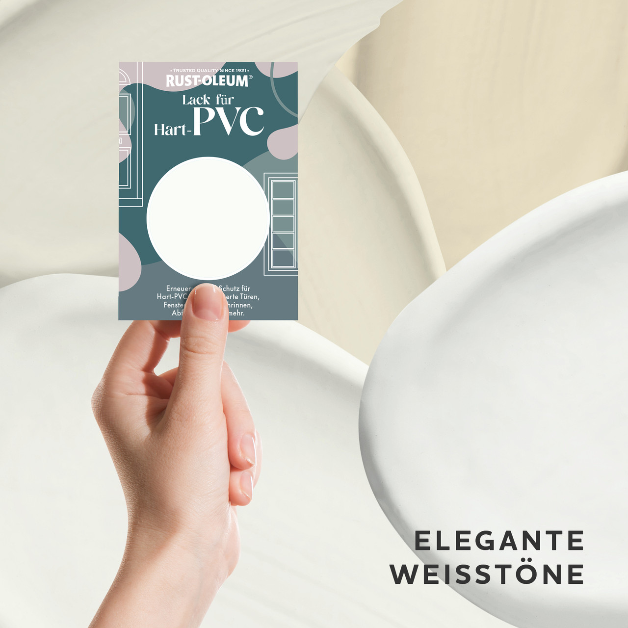 PVC-Lack Testerbox - Elegante Weißtöne