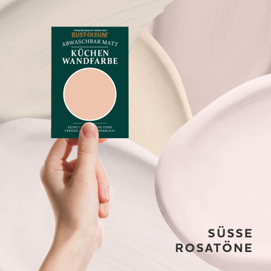 Küchenwand- und Deckenfarbe Testerbox  -  Süße Rosatöne