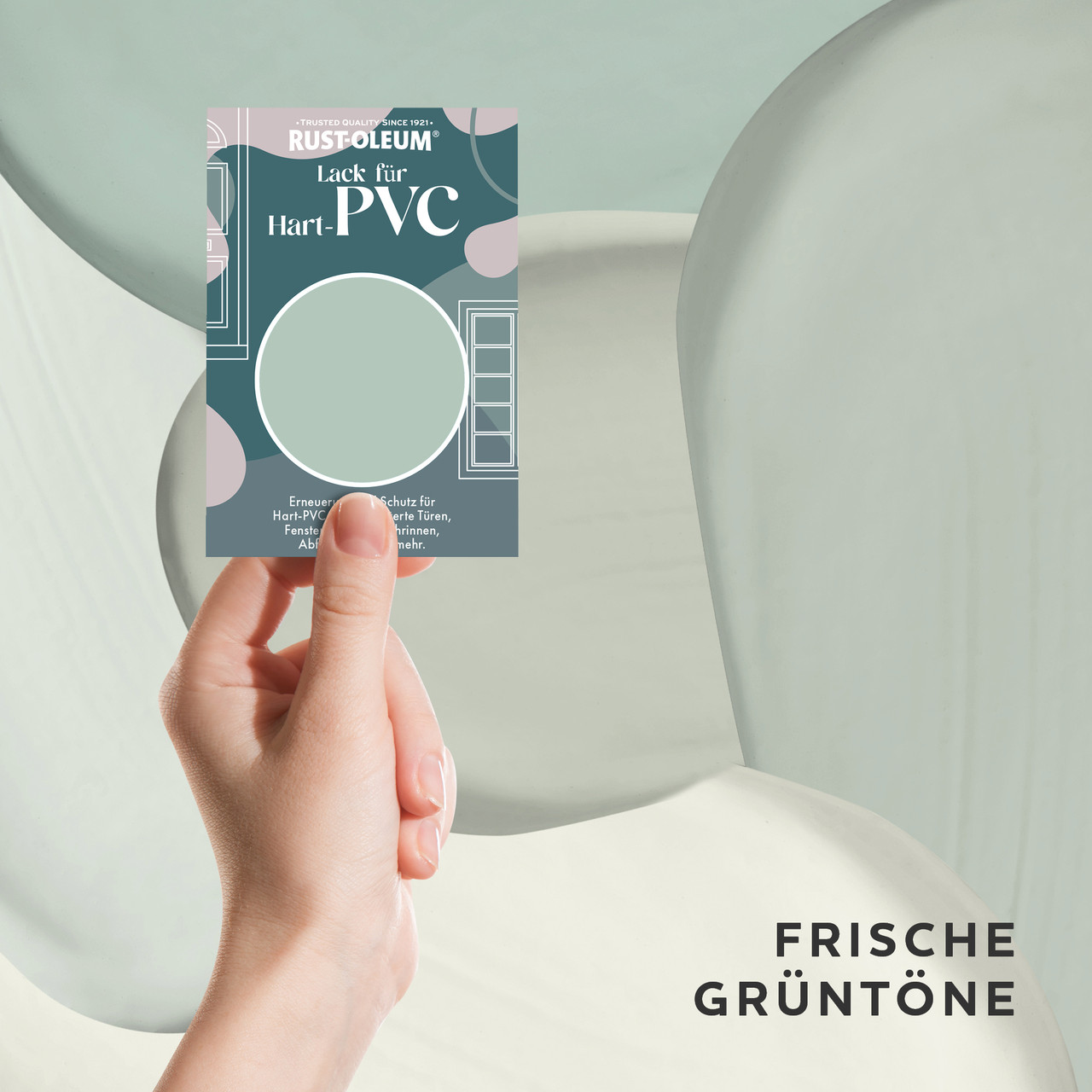 PVC-Lack Testerbox  -  Frische Grüntöne