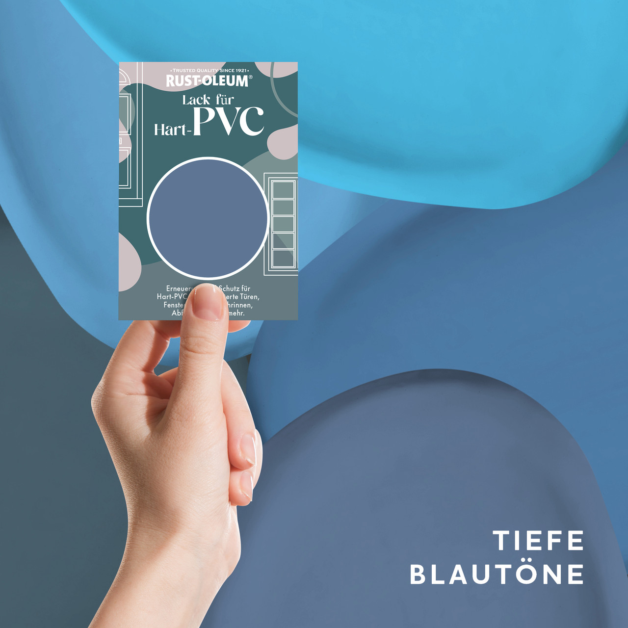PVC-Lack Testerbox  -  Tiefe Blautöne