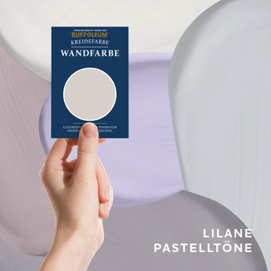 Wände und Decken Testerbox  -  Lilane Pastelltöne