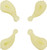 Whirlpool Washer Agitator Directional Cogs Set Dog Ears, 4/Pack