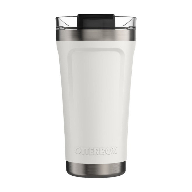 Otterbox 16oz Stainless Steel White/Silver (Ice Cap) Elevation  Tumbler w/ Closed Lid - 15-06769