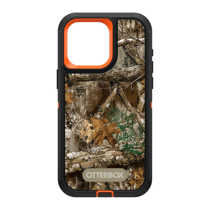 iPhone 15 Pro Max Otterbox Defender Graphics Series Case - Black (RealTree Edge) - 15-11575