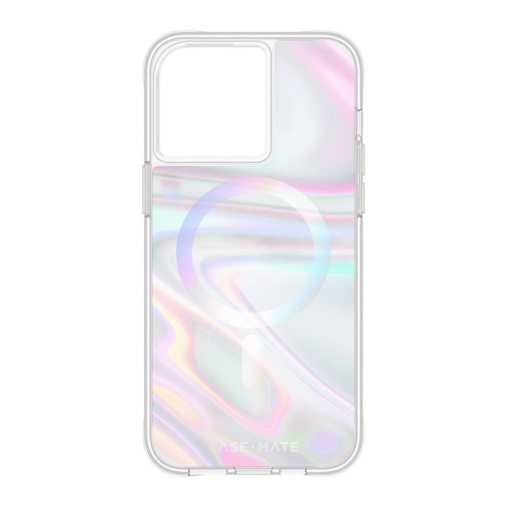 iPhone 15 Pro Max Case-Mate Soap Bubble MagSafe Case - Iridescent - 15-11787