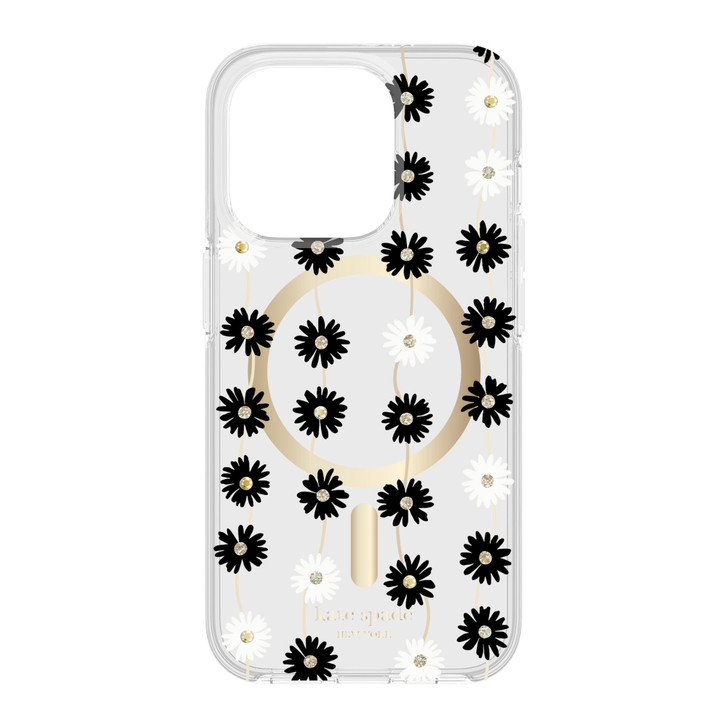 iPhone 15 Pro Kate Spade Protective Hardshell MagSafe Case - Daisy Chain - 15-12031