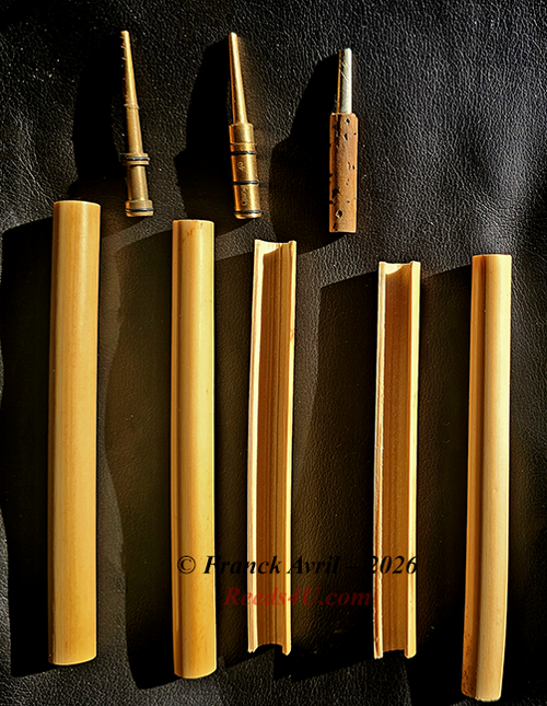 Example of Oboe Tube Cane, with Staples