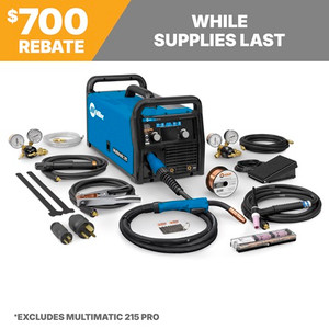 Multimatic 215 Multiprocess Welder w/ TIG Kit  (951674)