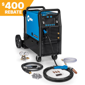 Millermatic 255 MIG/Pulsed MIG Welder w/ EZ-Latch Running Gear- 208/240V (951766)