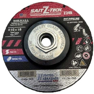 4-1/2" X 1/8" X 7/8" Z-Tech Pipeline Cut/Grind (22620)