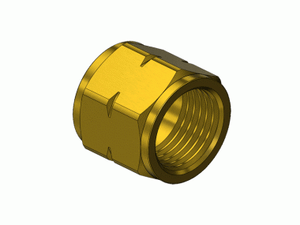 "B" Size Brass Hose Nut for Fuel Gas (N-21)