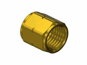 "A" Size Brass Hose Nut for Fuel Gas (N-11)