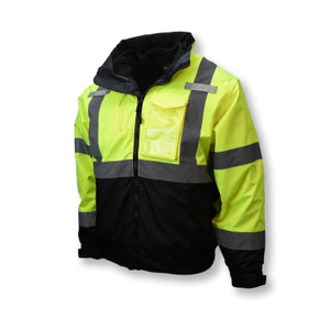 Deluxe 3-in-1 High Visibility Bomber Jacket (SJ210B-3ZGS)