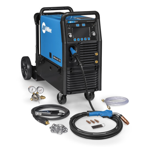Millermatic 255 MIG/Pulsed MIG Welder w/ EZ-Latch Running Gear- 208/240V (951766)