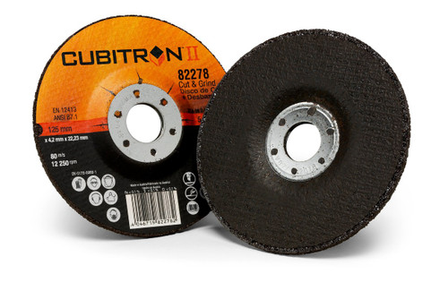 5" X 1/8" X 7/8" Cubitron II Cut/Grind Wheel (82278)