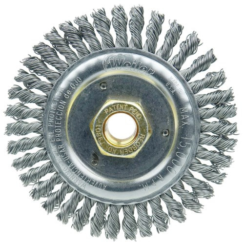 4-1/2" x .020"x 5/8" Dually Root Pass Weld Cleaning Brush