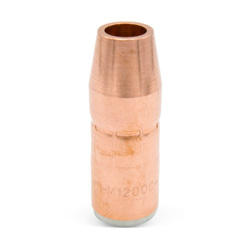 AccuLock MDX Thread-On Nozzle, 1/2" Orifice, Flush Tip, Copper - 1/Pkg (N-M1200C)