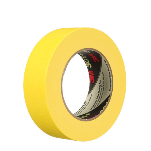 Performance Yellow Masking Tape 301+ - 72 mm x 55 m - 6.3 mil (70-0067-4563-5)