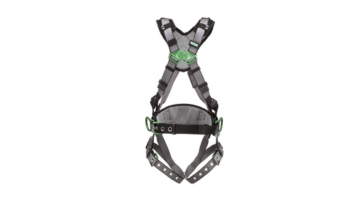 V-FIT Construction Harness, Standard, Back & Hip D-Rings, Tongue Buckle Leg Straps, Shoulder Padding (10195149)