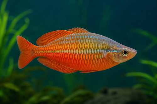 RED RAINBOW — Generated representative illustration. Not actual stock or measured-size evidence. LOP asset 4d73ba3c-9eae-4564-b89d-f5261d8e5826