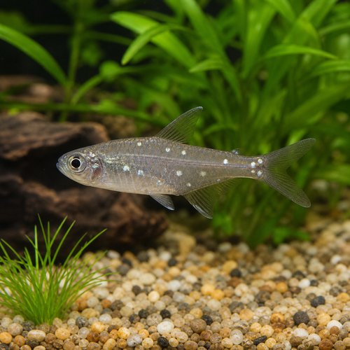 WHITE SPOTTED TETRA - AI-generated catalogue illustration, not actual stock. Source: Shop-CC TT-065; asset fd4c9e10-71a0-4ffc-a1ec-fd4a070eb03f
