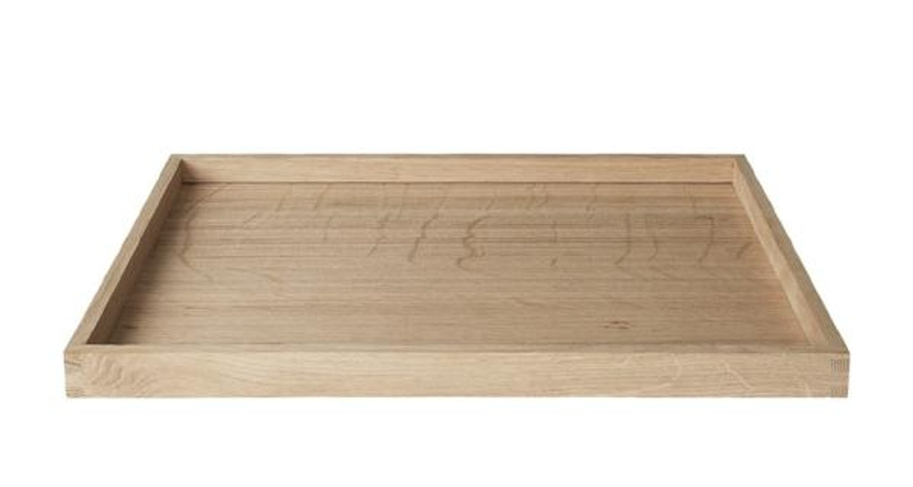 Oak Cutting Board With Tray Small 12x16