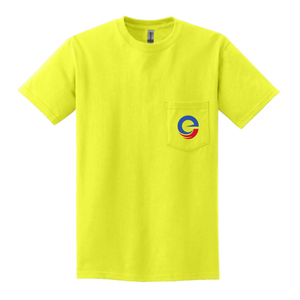 Gildan Pocket T-Shirt | Hi-Vis Gildan Pocket T-Shirt | Hi-Vis