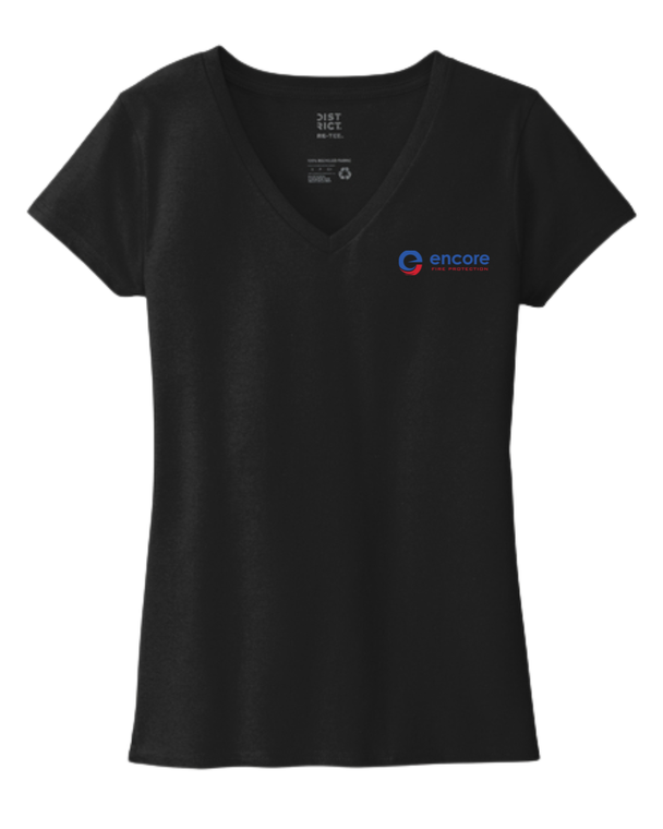 District Women’s  V-Neck | Black