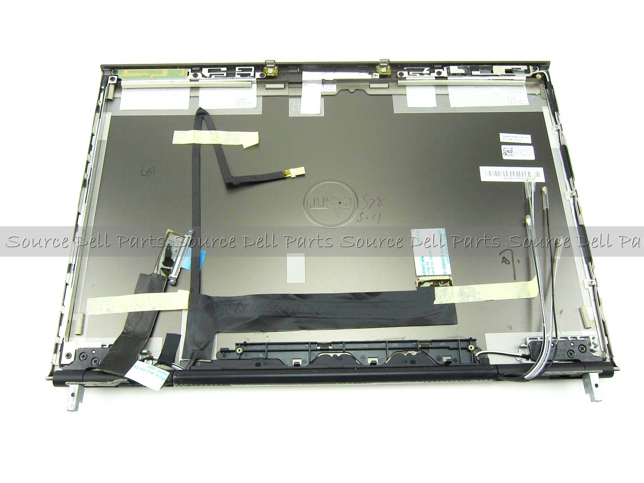 Dell Precision M4600 15.6" LCD Back Cover Lid & Hinges - 4TY54 (B)